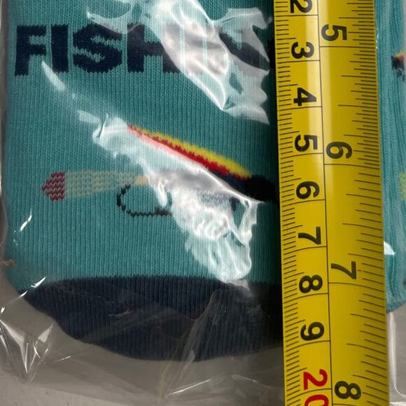 Lavley One Size Fits Most NWT Blue Socks That Speak From The Sole - Picture 3 of 4